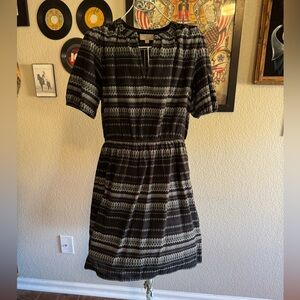 Super cute black Loft dress with New Mexico vibes
